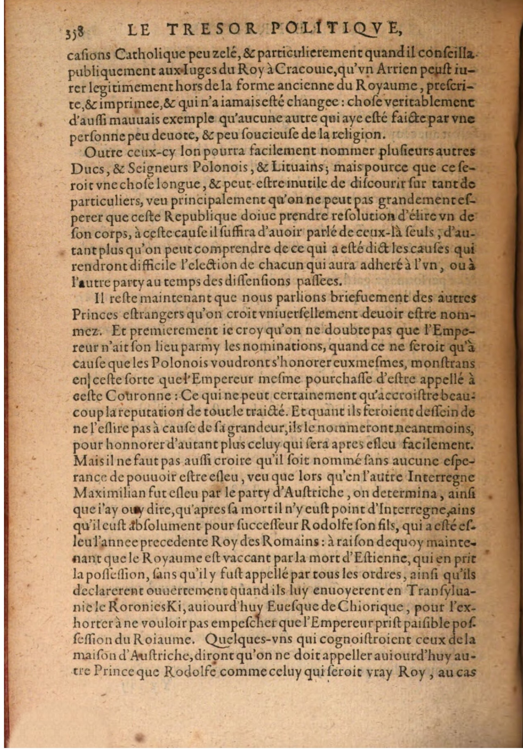 1608 - Pierre Chevalier - Trésor politique - BSB Munich