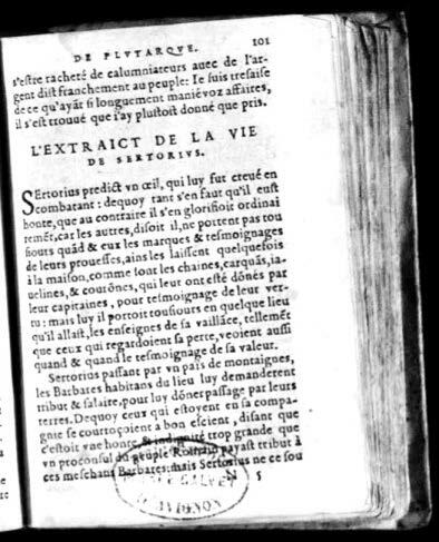 1574 - Benoît Rigaud - Trésor des vies de Plutarque - Avignon