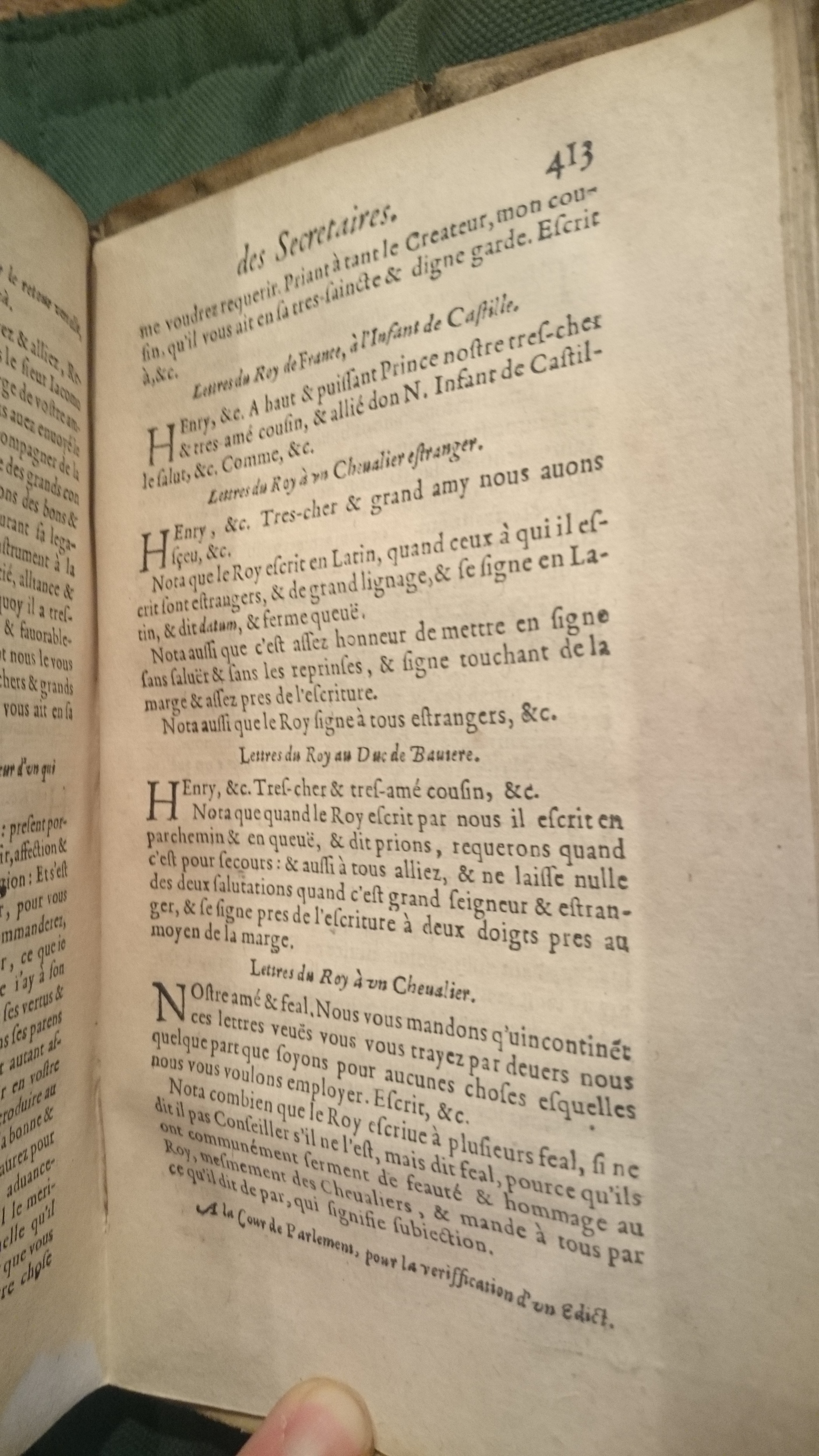 1599 - Abel Langelier - Trésor du nouveau style et protocole de chancellerie - BnF