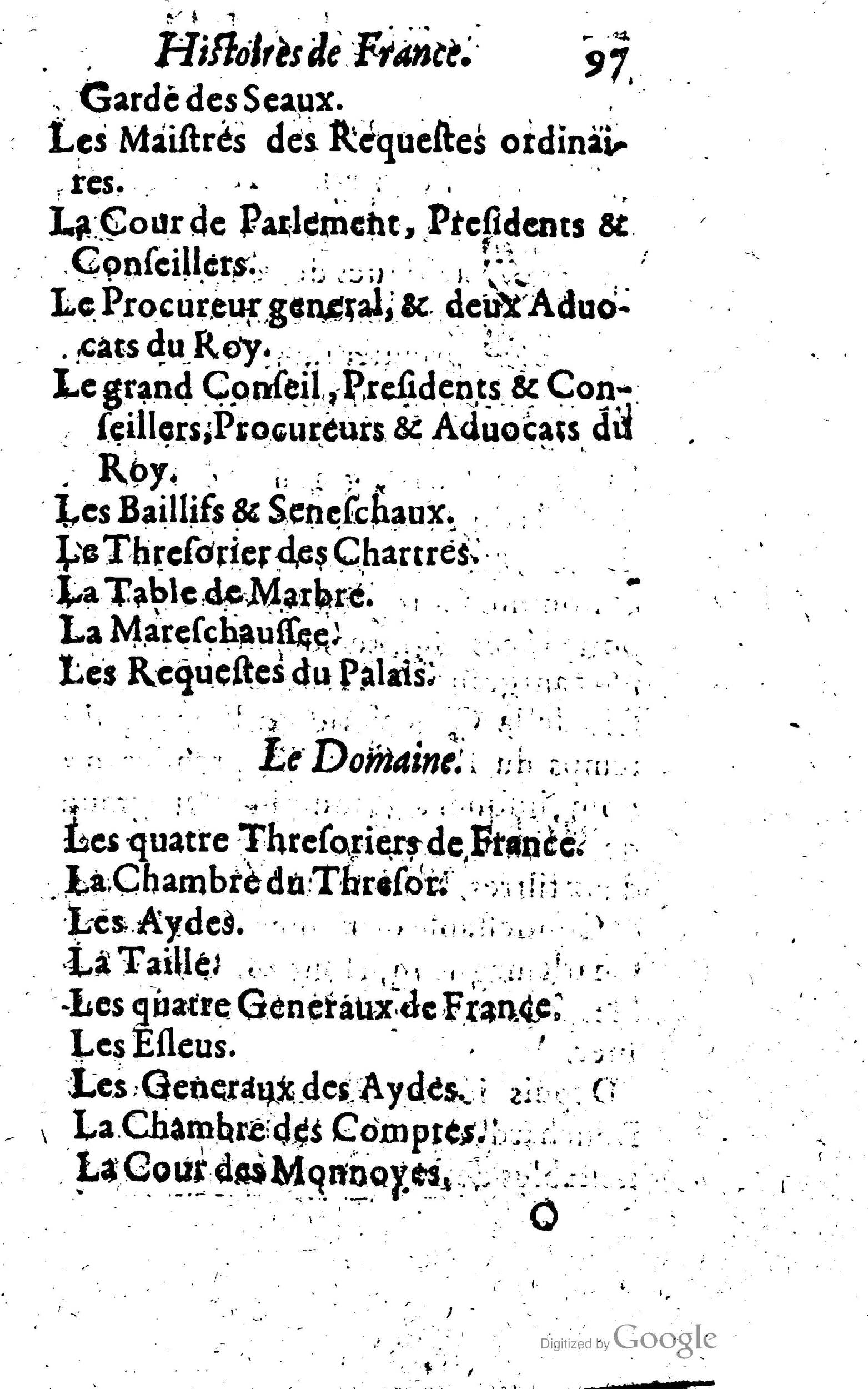 1619 - Jean Corrozet - Trésor des histoires de France - Anvers Musée Plantin-Moretus