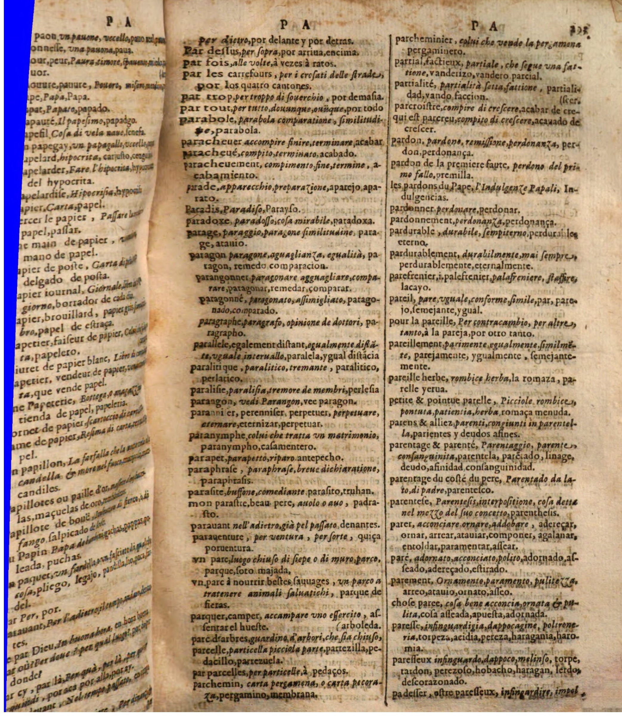 1644 - Jacques Crespin - Trésor des trois langues - Passau 1644 - Jacques Crespin - Trésor des trois langues - Passau