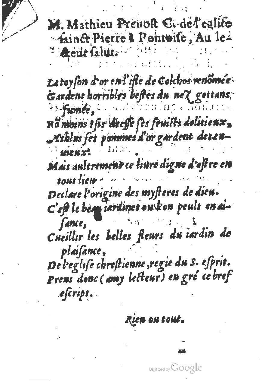 1578 - Jean de Bordeaux - Trésor de l’Église catholique - BM Lyon