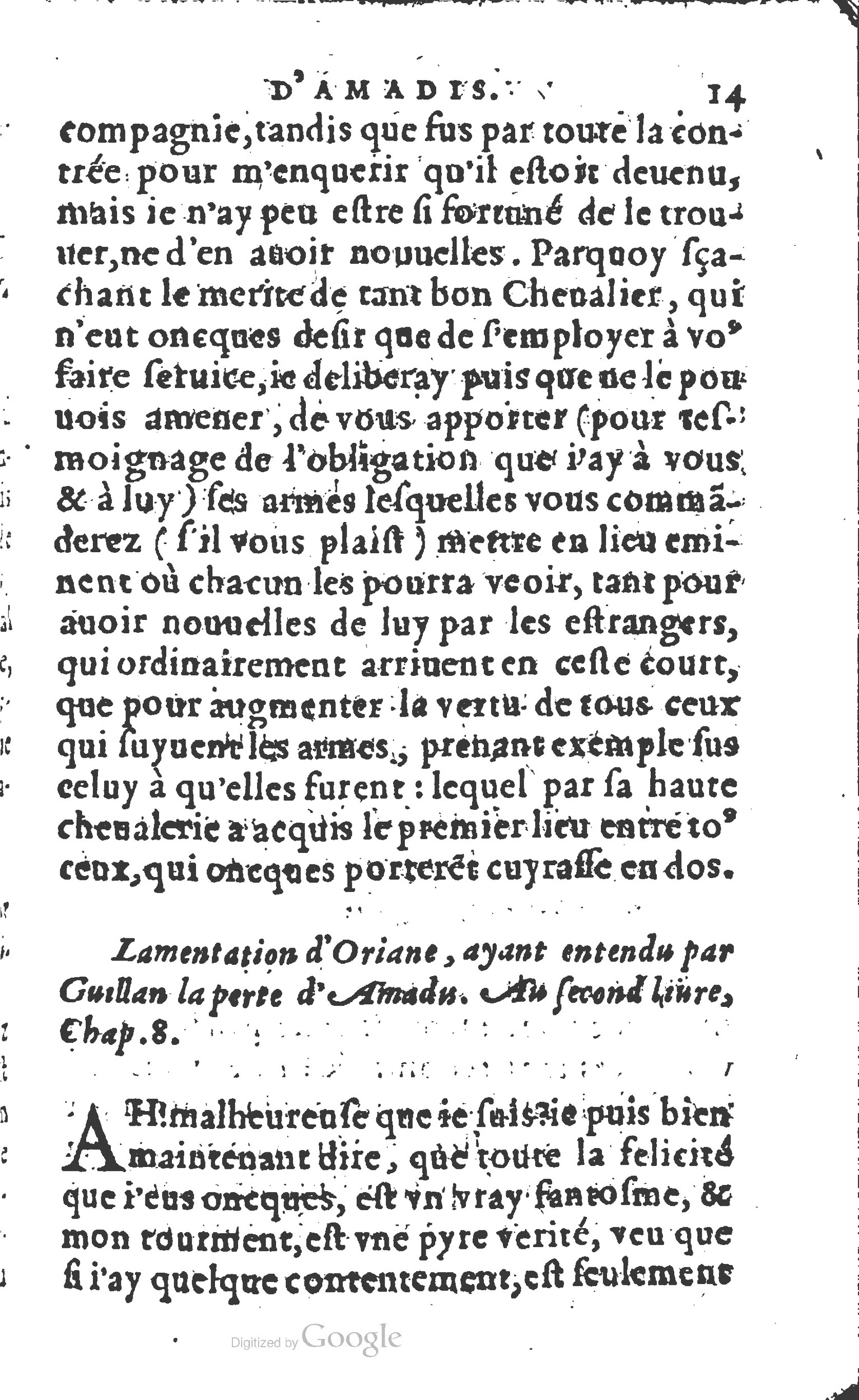 1567 - Robert Le Mangnier - Trésor des Amadis - British Library 1567 - Robert Le Mangnier - Trésor des Amadis - British Library