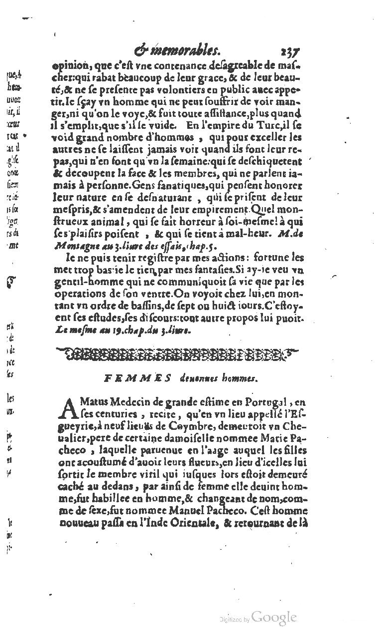 1610 - Paul Marceau - Trésor d’histoires admirables et mémorables - BSB Munich