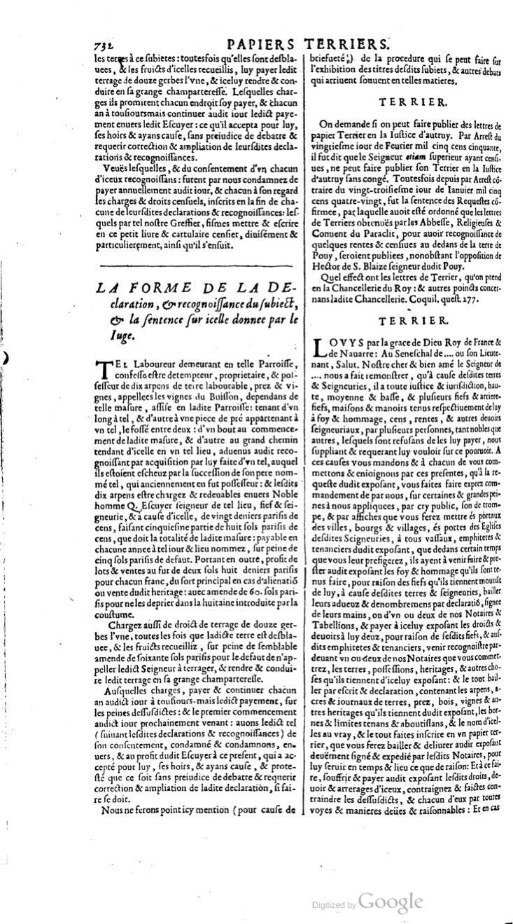 1629 - Veuve Nicolas Buon - Trésor du droit français (21754 T. 3) - BM Lyon