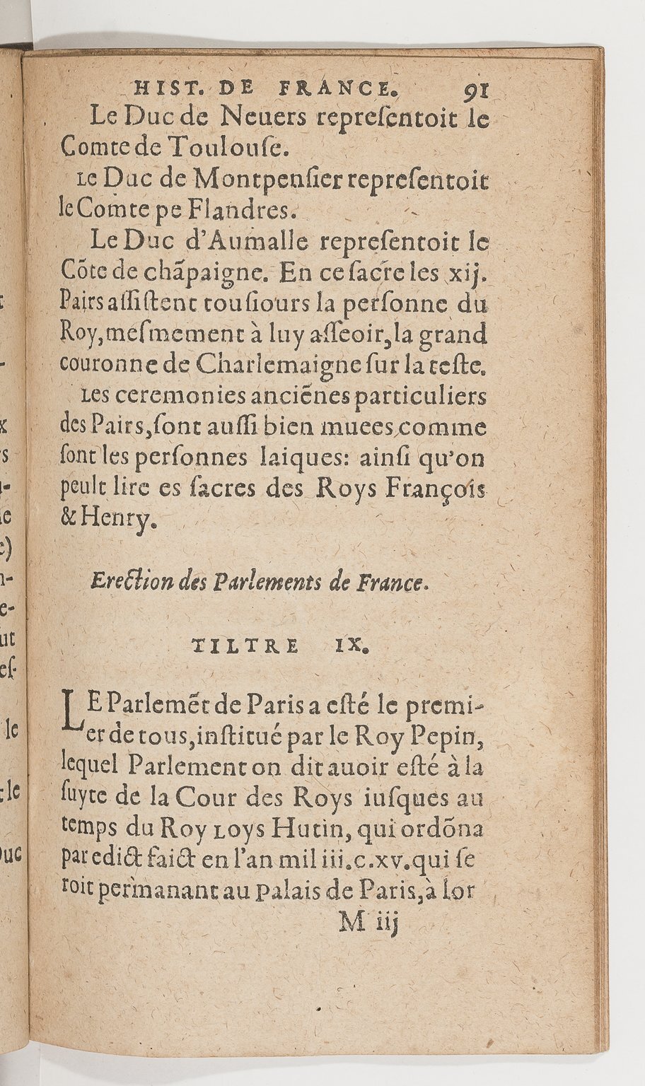 1583 - Galiot Corrozet - Trésor des histoires de France - BnF