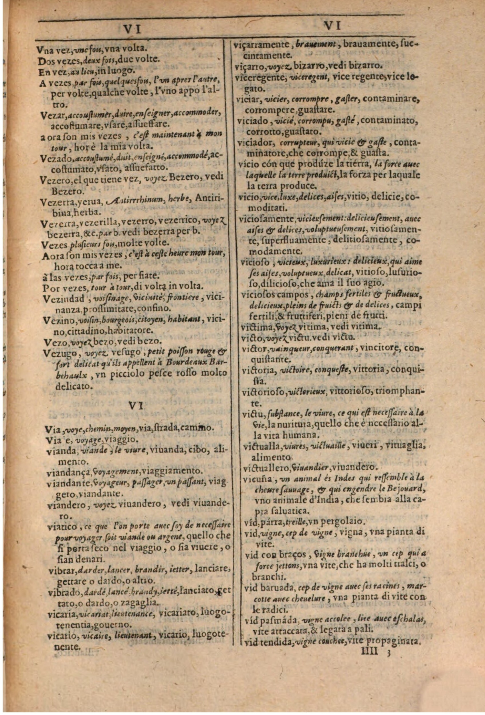 1609 - Philippe Albert et Alexandre Pernet - Trésor des trois langues française, italienne et espagnole (Première partie) - BSB Munich 1609 - Philippe Albert et Alexandre Pernet - Trésor des trois langues française, italienne et espagnole (Première partie) - BSB Munich