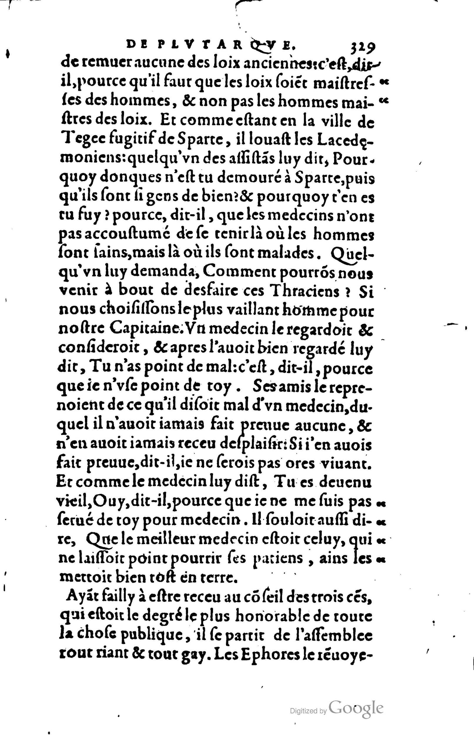 1578 - Jean Poupy - Trésor des morales de Plutarque - BSB Munich