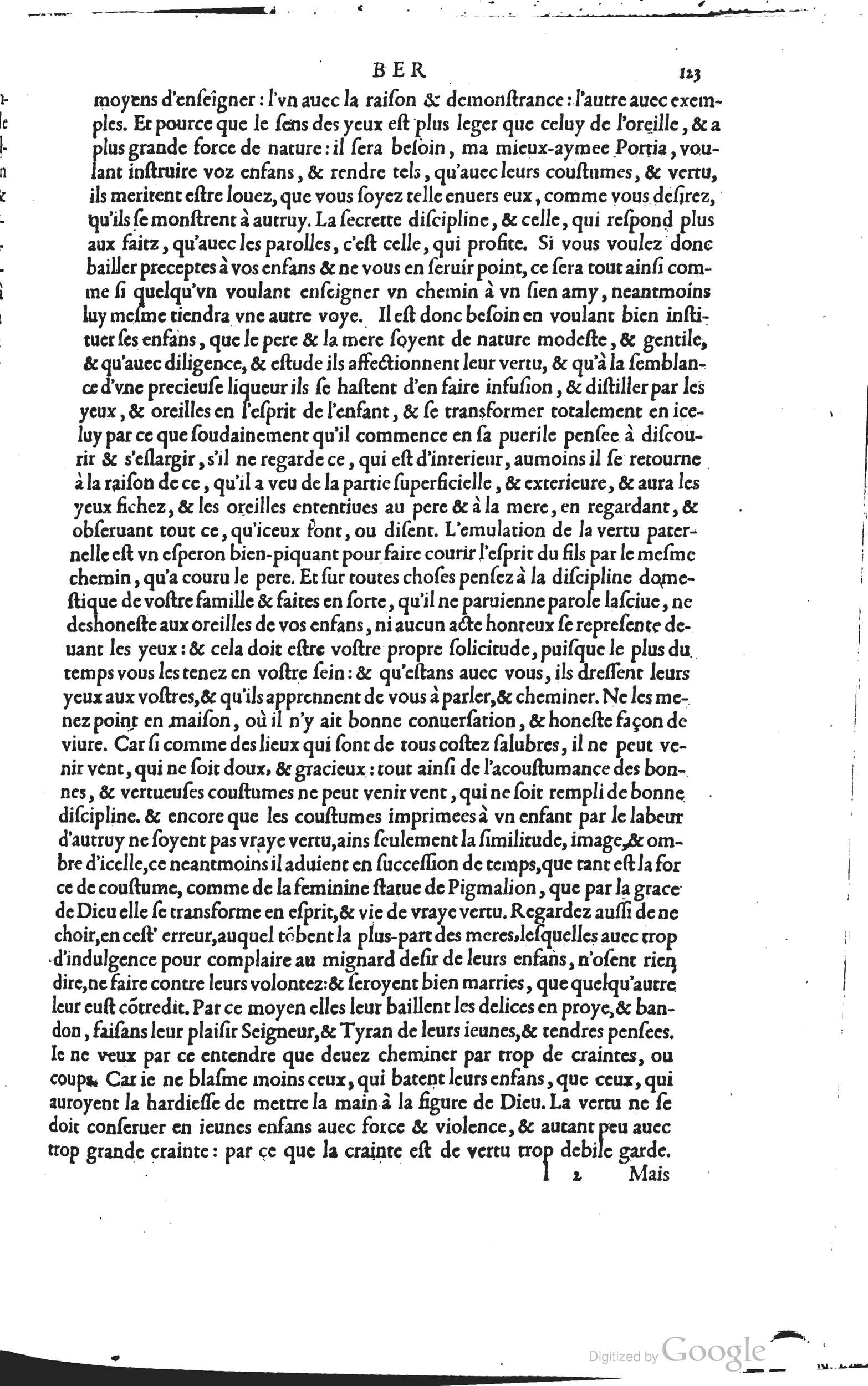 1585 - Barthélemy Honorat - Bibliothèques françaises - BSB Munich