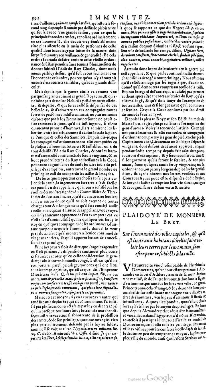 1629 - Veuve Nicolas Buon - Trésor du droit français (29620 T. 2) - BM Lyon