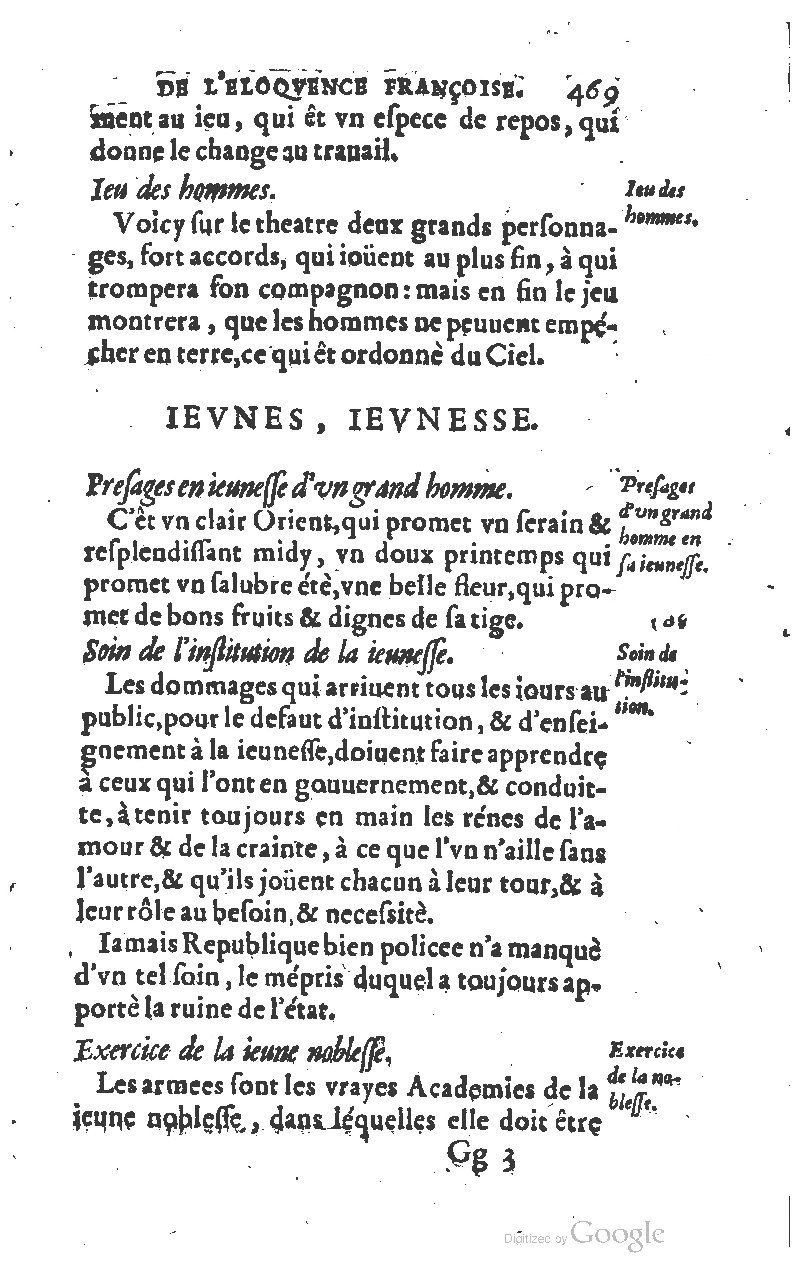 1610 - Louis Coste - Trésor de l’éloquence française (Seconde partie) - BM Lyon