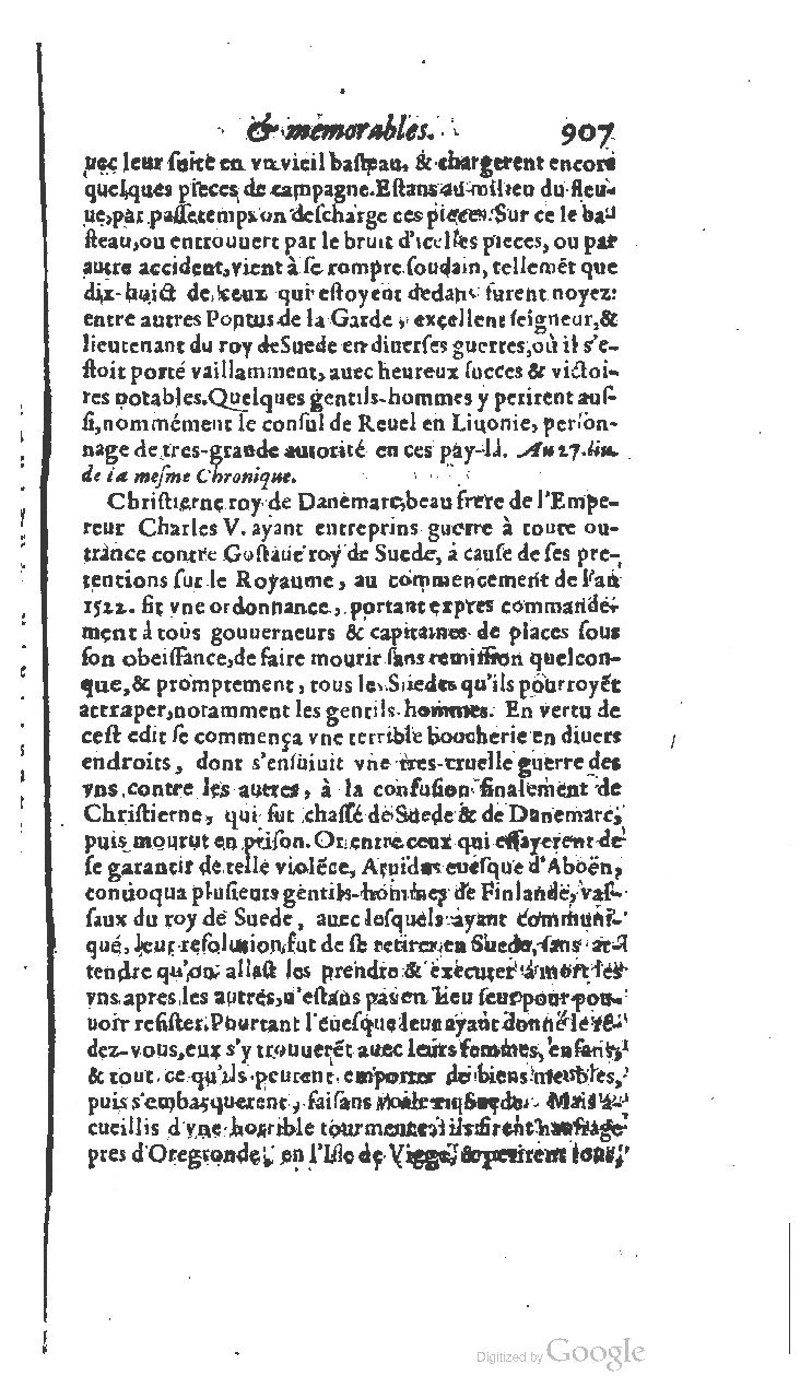 1610 - Paul Marceau - Trésor d’histoires admirables et mémorables - BSB Munich