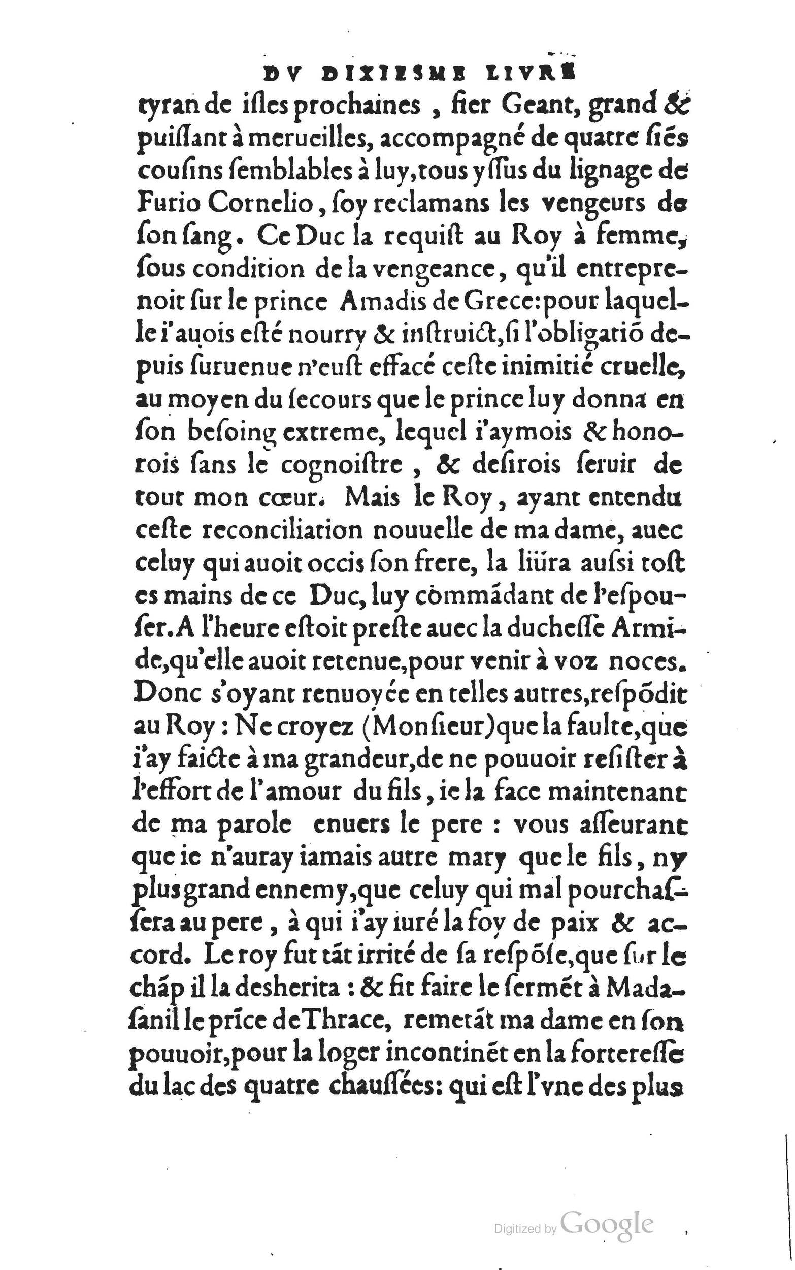 1560 - Vincent Sertenas et Gilles Robinot - Trésor des Amadis - British Library