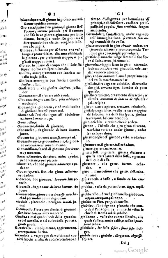 1617 - Samuel Crespin - Trésor des trois langues espagnole, française et italienne (3 parties) - Ohio