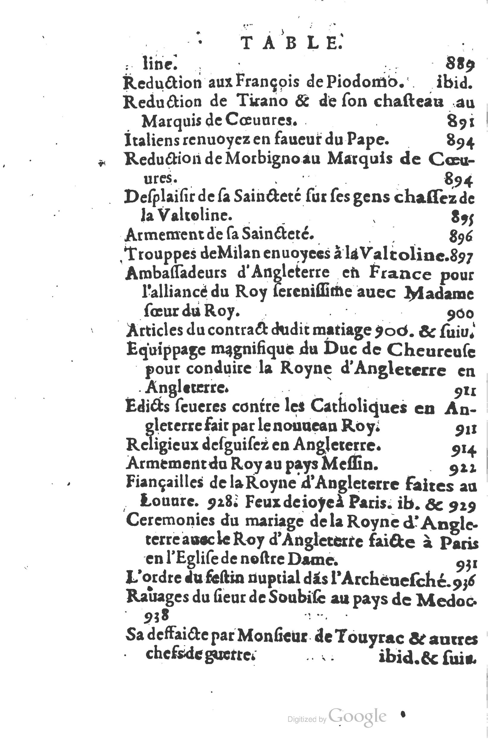 1626 - Joseph Bouillerot - Trésor de l’histoire générale de notre temps - BSB Munich