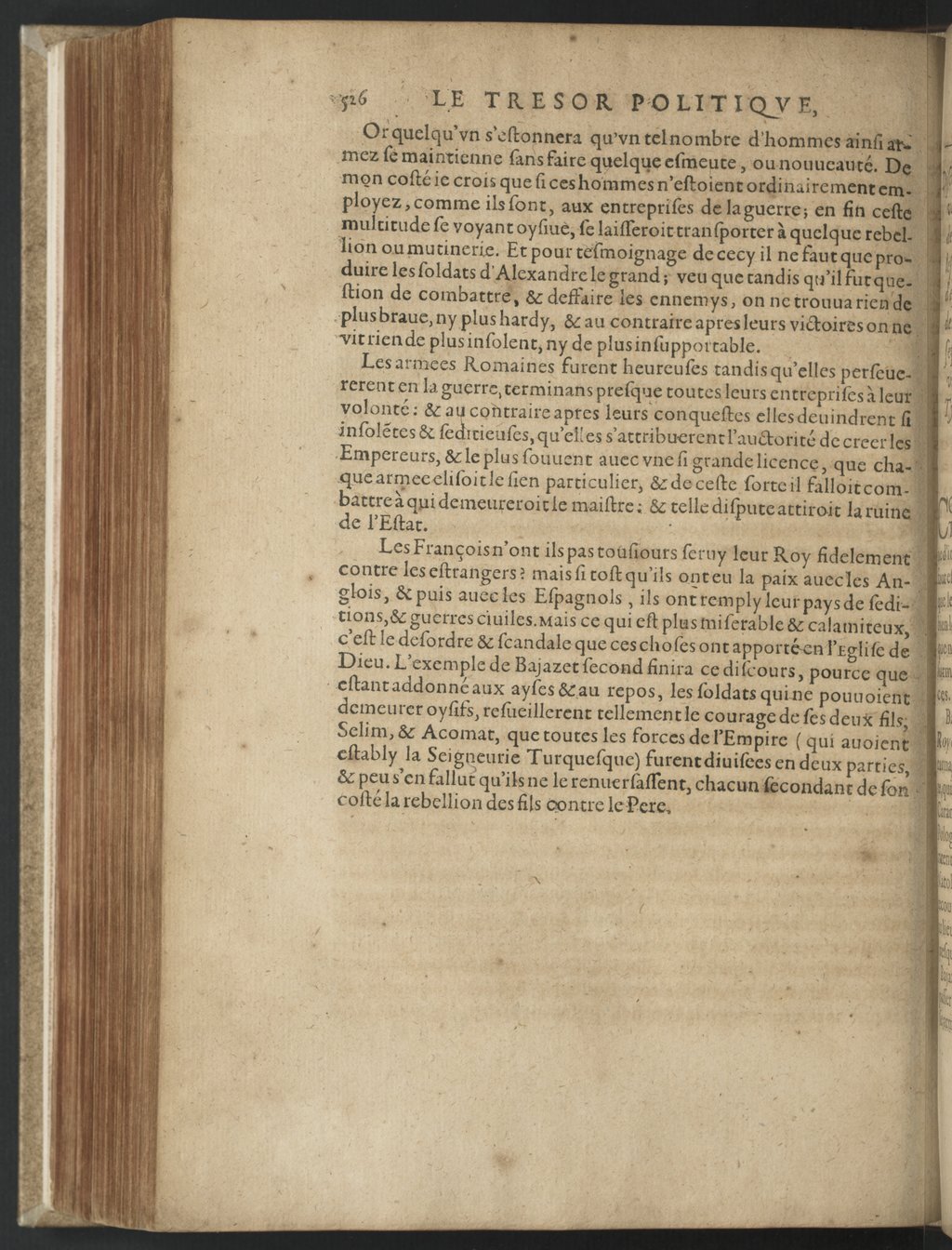 1608 - Nicolas Du Fossé - Trésor politique - BnF Tolbiac