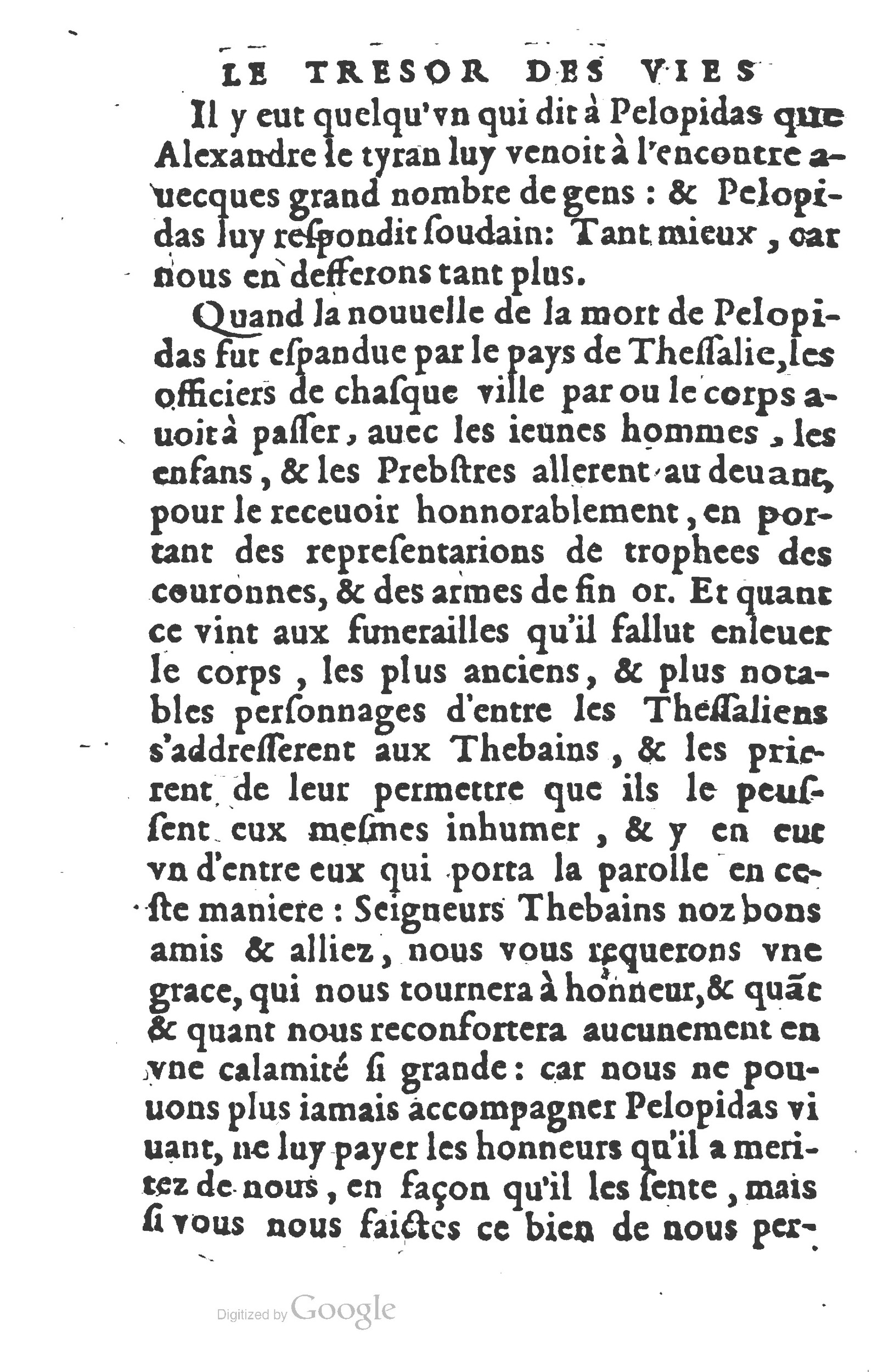 1577 - Claude Micard - Trésor des vies de Plutarque - BSB Munich 1577 - Claude Micard - Trésor des vies de Plutarque - BSB Munich