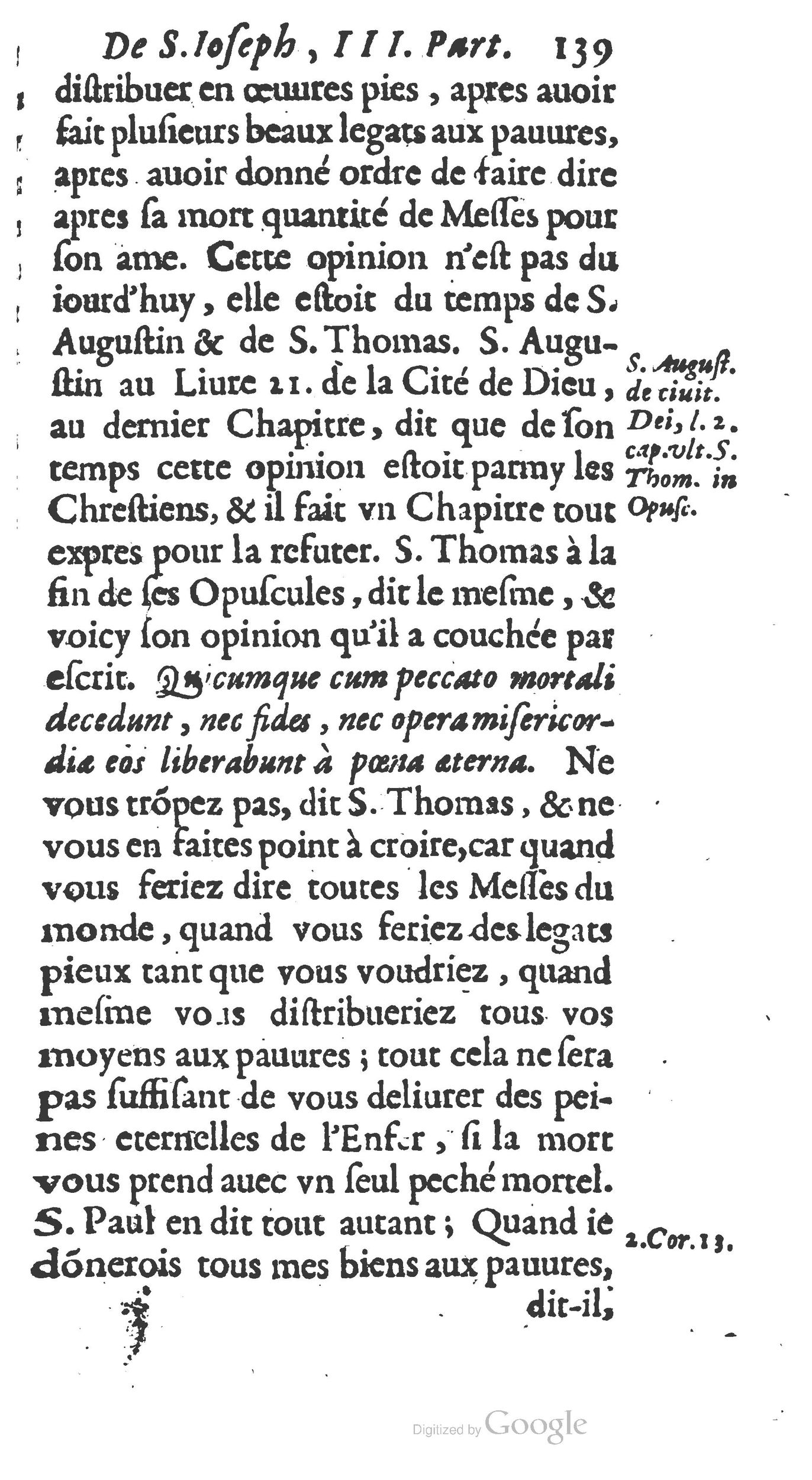1654 - Antoine Jullieron - Trésor inestimable de Saint-Joseph - BM Lyon