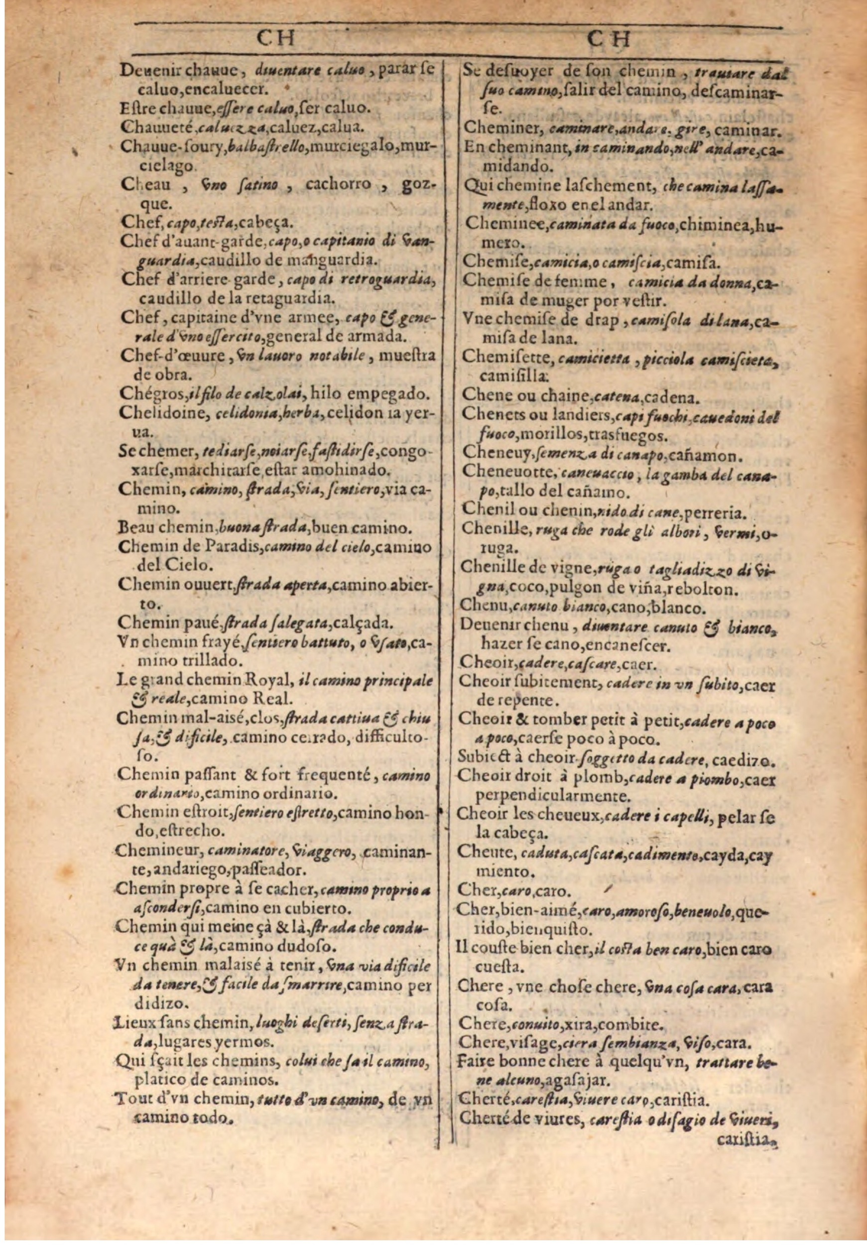 1609 - Philippe Albert et Alexandre Pernet - Trésor des trois langues française, italienne et espagnole (Seconde partie) - BSB Munich 1609 - Philippe Albert et Alexandre Pernet - Trésor des trois langues française, italienne et espagnole (Seconde partie) - BSB Munich
