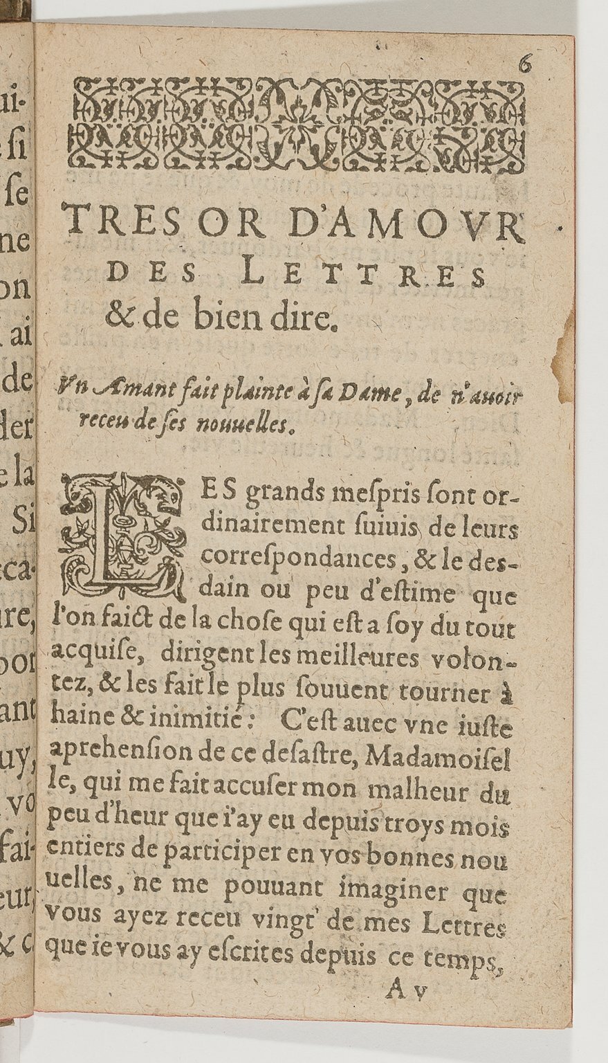1600 - Nicolas Bonfons - Trésor d’amour - BnF Arsenal 1600 - Nicolas Bonfons - Trésor d’amour - BnF Arsenal