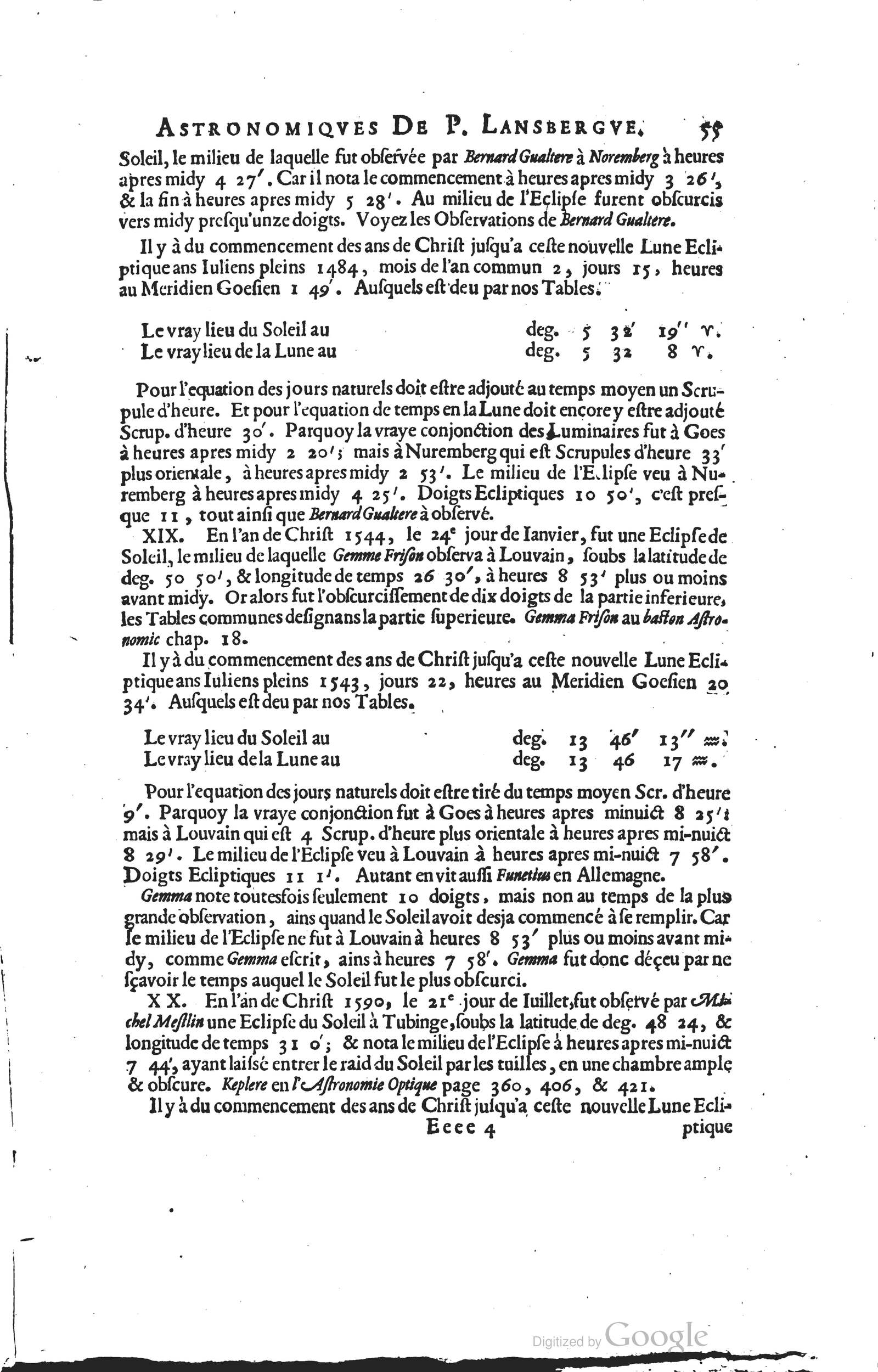 1634 - Zacharie Roman - Les Tables perpétuelles - Universiteit Leiden