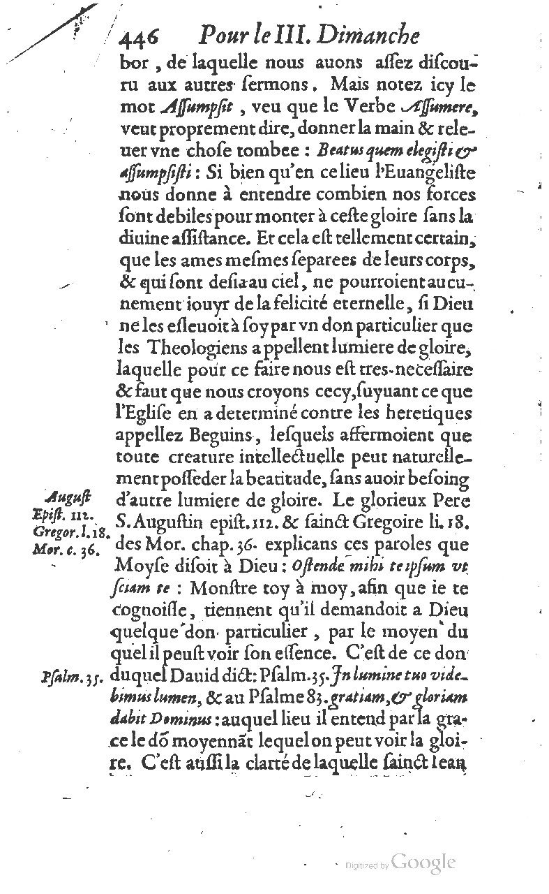 1607 - Nicolas Du Fossé - Trésor quadragésimal - T 01 - BM Lyon