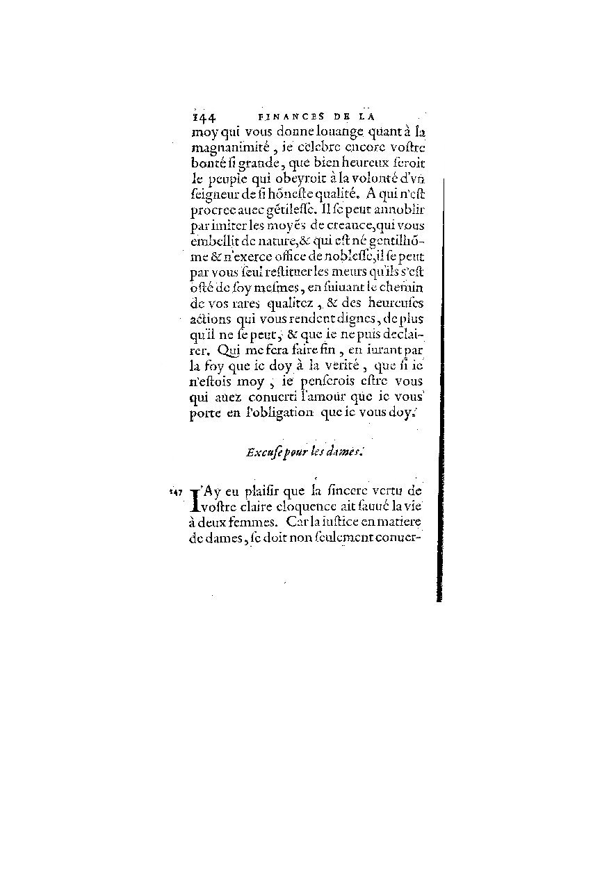 1572 - Nicolas Du Chemin - Finances et Trésor de la plume française - BM Lyon