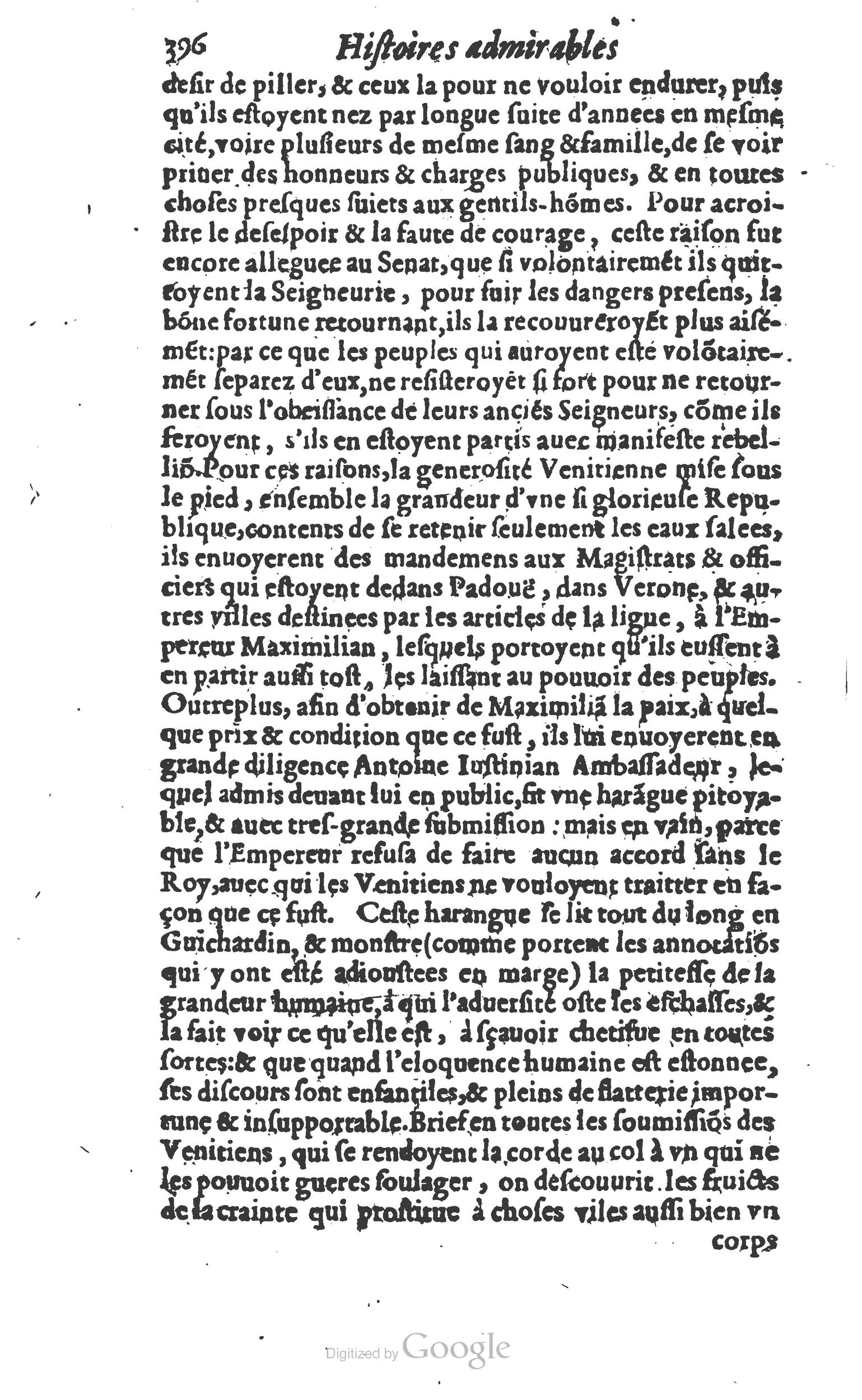 1610 - Paul Marceau - Trésor d’histoires admirables et mémorables - Princeton
