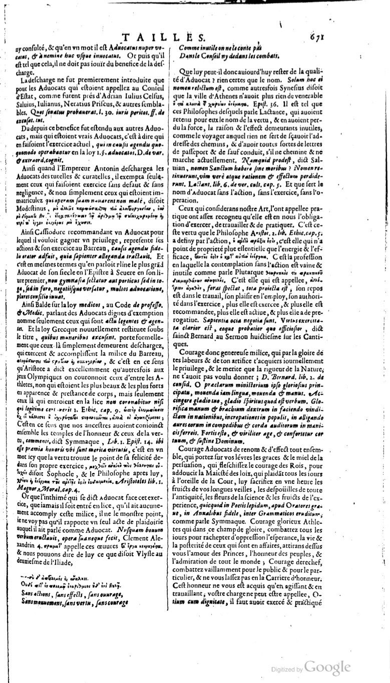 1629 - Veuve Nicolas Buon - Trésor du droit français (21754 T. 3) - BM Lyon