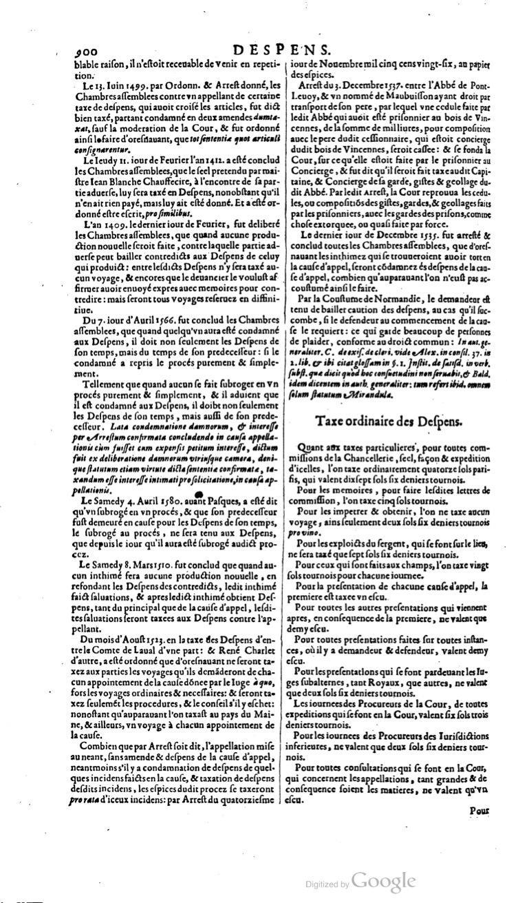 1629 - Veuve Nicolas Buon - Trésor du droit français (21754 T. 1) - BM Lyon