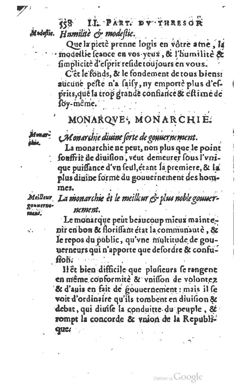 1610 - Louis Coste - Trésor de l’éloquence française (Seconde partie) - BM Lyon