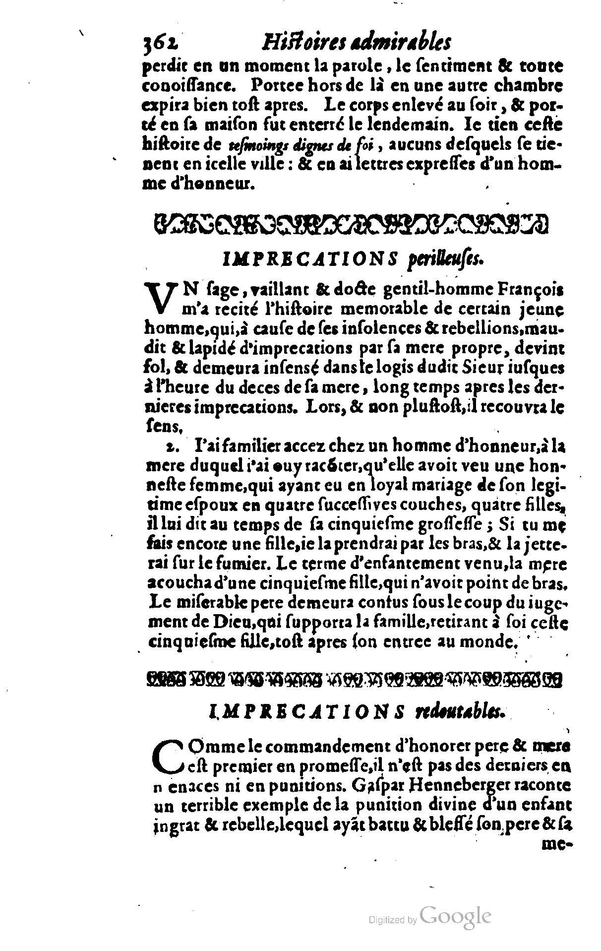 1628 - Jacques Crespin - Trésor d’histoires admirables et mémorables - BSB Munich