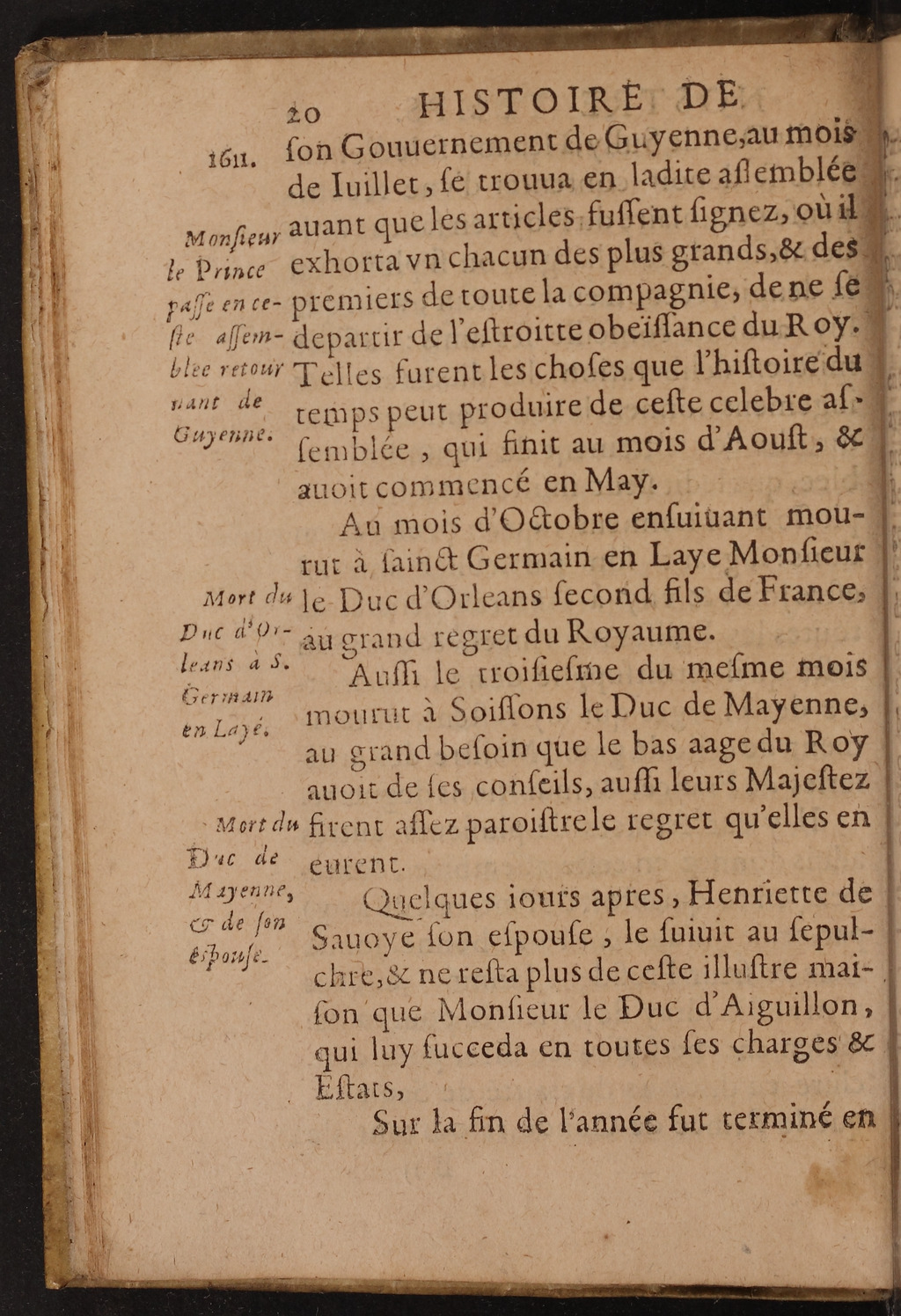 1626 - Joseph Bouillerot - Trésor de l’histoire générale de notre temps - BnF Arsenal