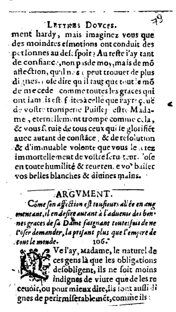 1624 - Nicolas Oudot - Trésor des lettres douces et amoureuses - BNC Florence
