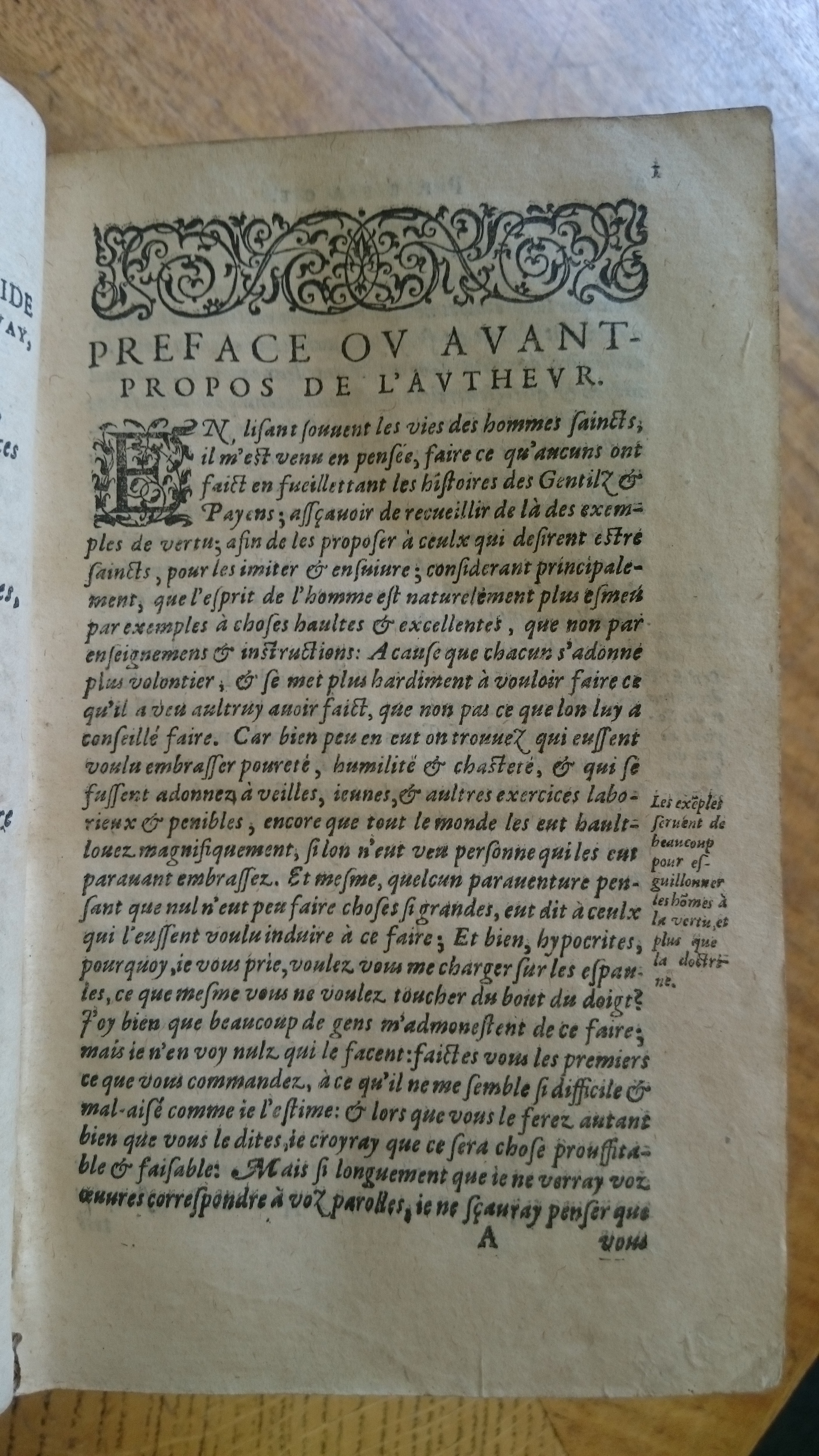 1585 - Jean Bogard - Trésor des faits et dits mémorables des hommes saints et illustres - Douai Quincy