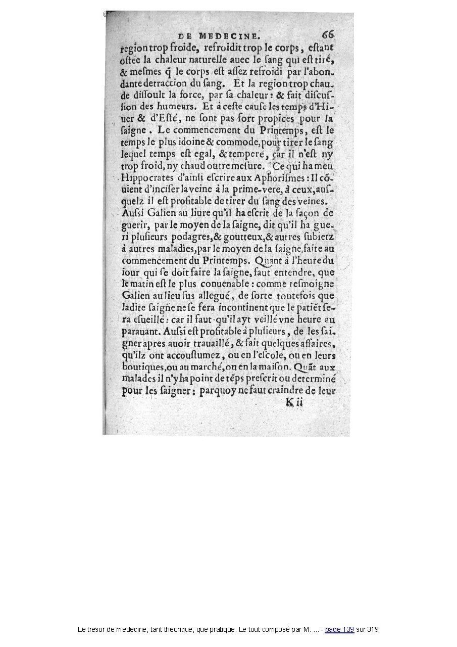 1560 - Pierre et Jan Moine - Trésor de médecine - Université Paris Cité