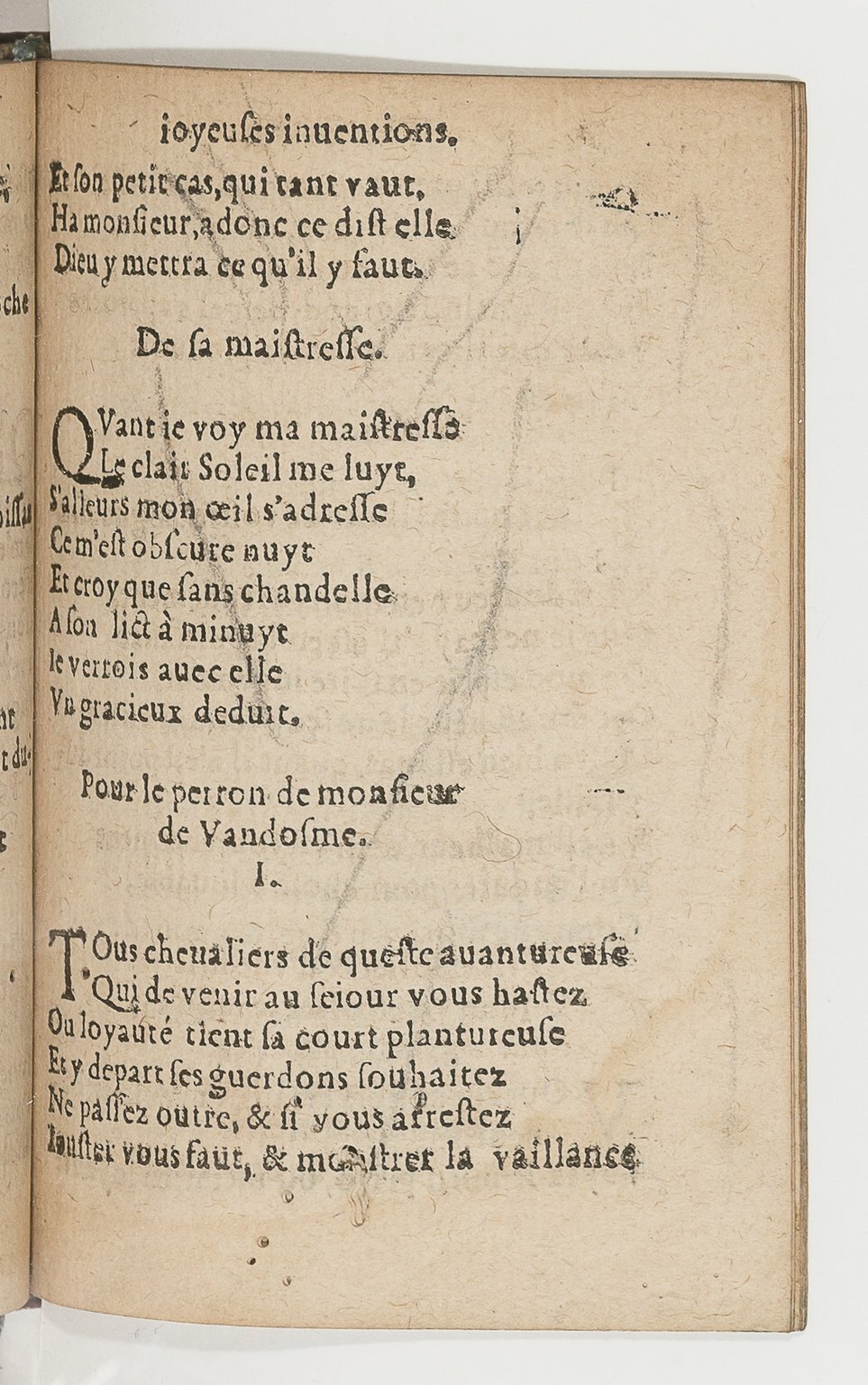 1568c. - Veuve Jean Bonfons - Trésor des joyeuses inventions du parangon de poésies - BnF Arsenal