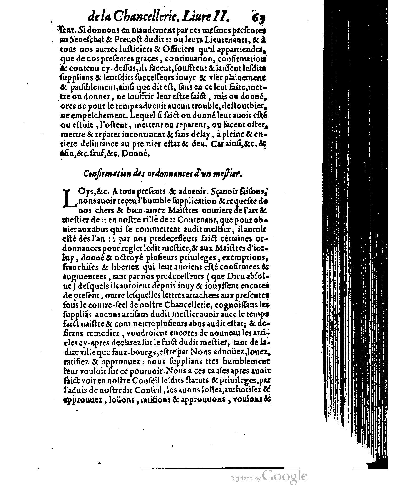 1614 - Jean Richer - Trésor du nouveau style et protocole de la chancellerie de France - BSB Munich