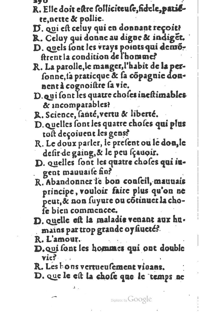 1581 - Nicolas Bonfons  - Trésor des sentences dorées - Princeton