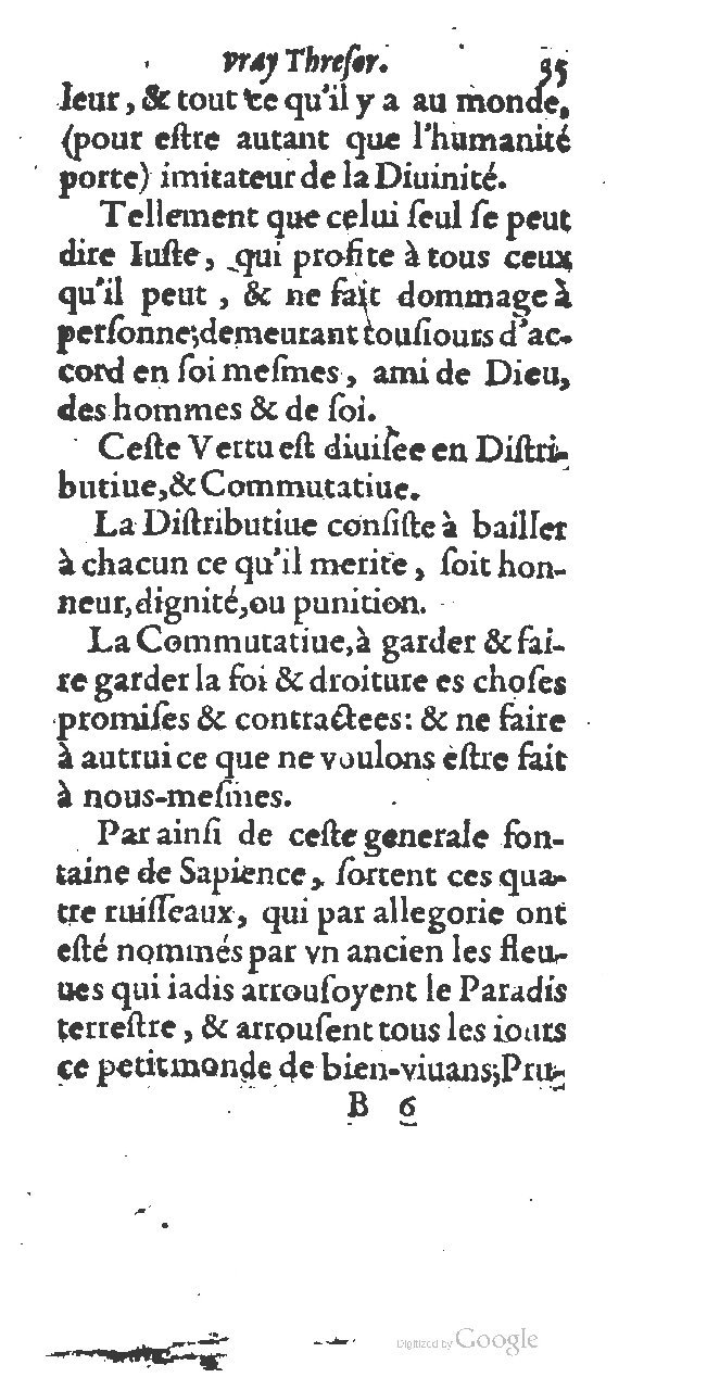 1615 - François Le Fèvre - Cabinet du vrai trésor - BCU Lausanne