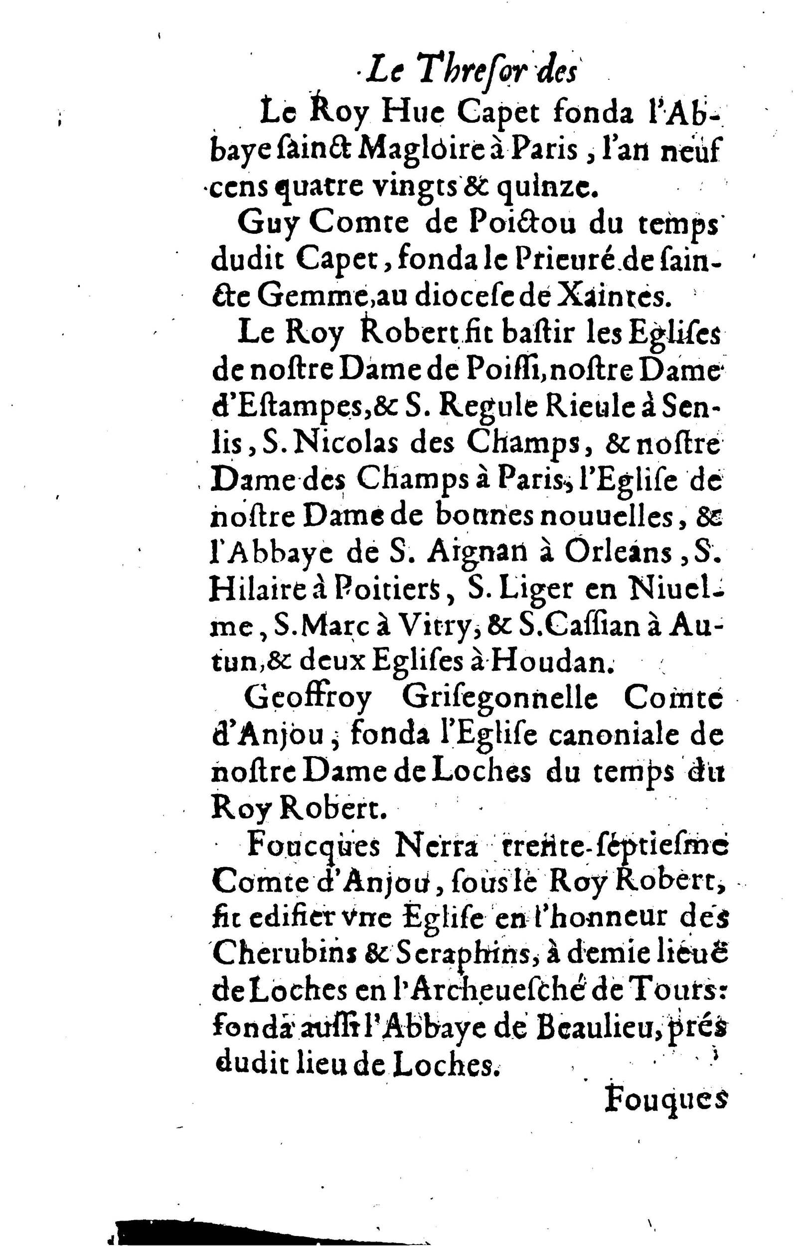 1617 - Jean Corrozet - Trésor des histoires de France - BM Lyon