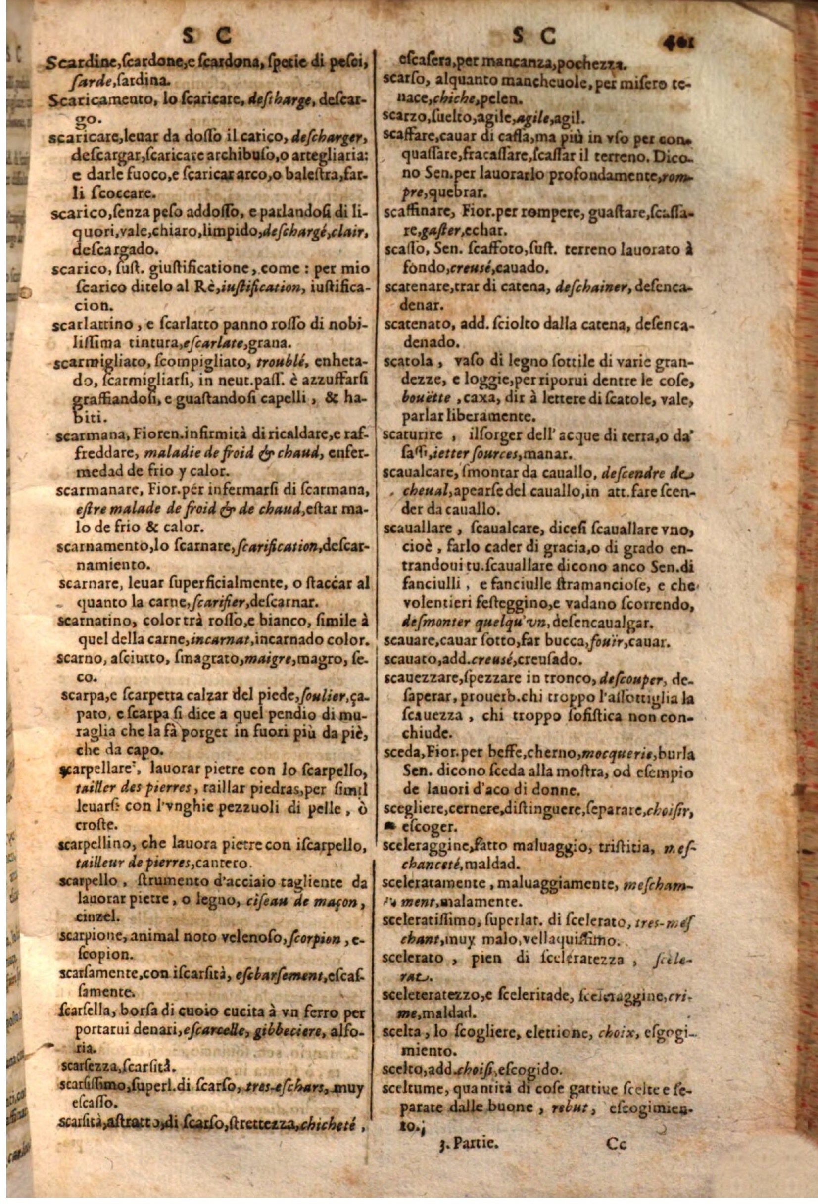 1644 - Jacques Crespin - Trésor des trois langues - Passau 1644 - Jacques Crespin - Trésor des trois langues - Passau