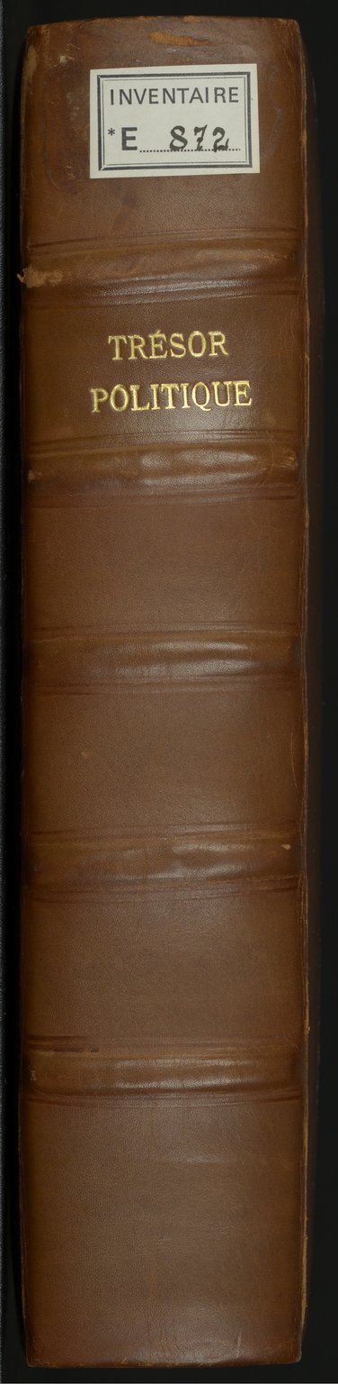1608 - Nicolas Du Fossé - Trésor politique - BnF Tolbiac