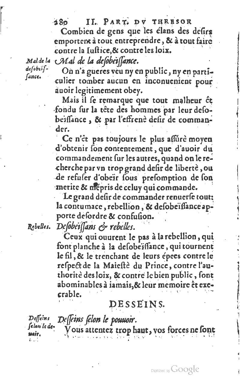 1610 - Louis Coste - Trésor de l’éloquence française (Seconde partie) - BM Lyon
