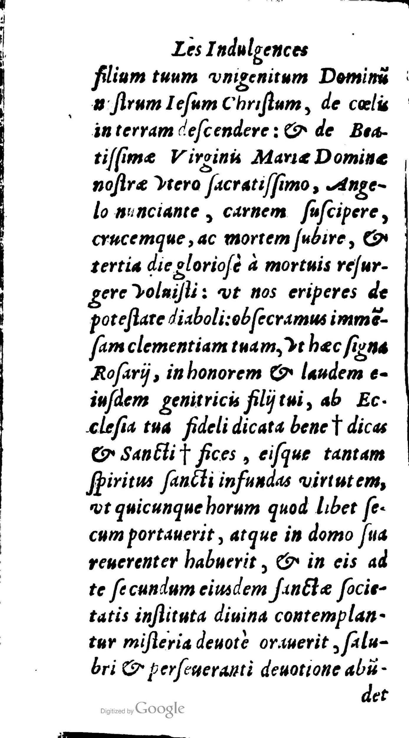 1604 - Jean Le Bouc - Trésor des indulgences du Saint Rosaire - BM Lyon 1604 - Jean Le Bouc - Trésor des indulgences du Saint Rosaire - BM Lyon