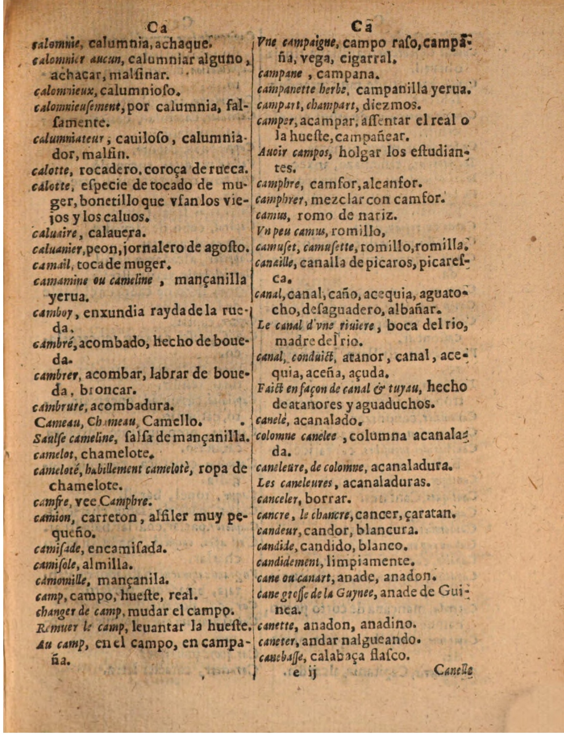 1624 - Hubert Antoine - Trésor des deux langues espagnole et française (Seconde partie) - BSB Munich
