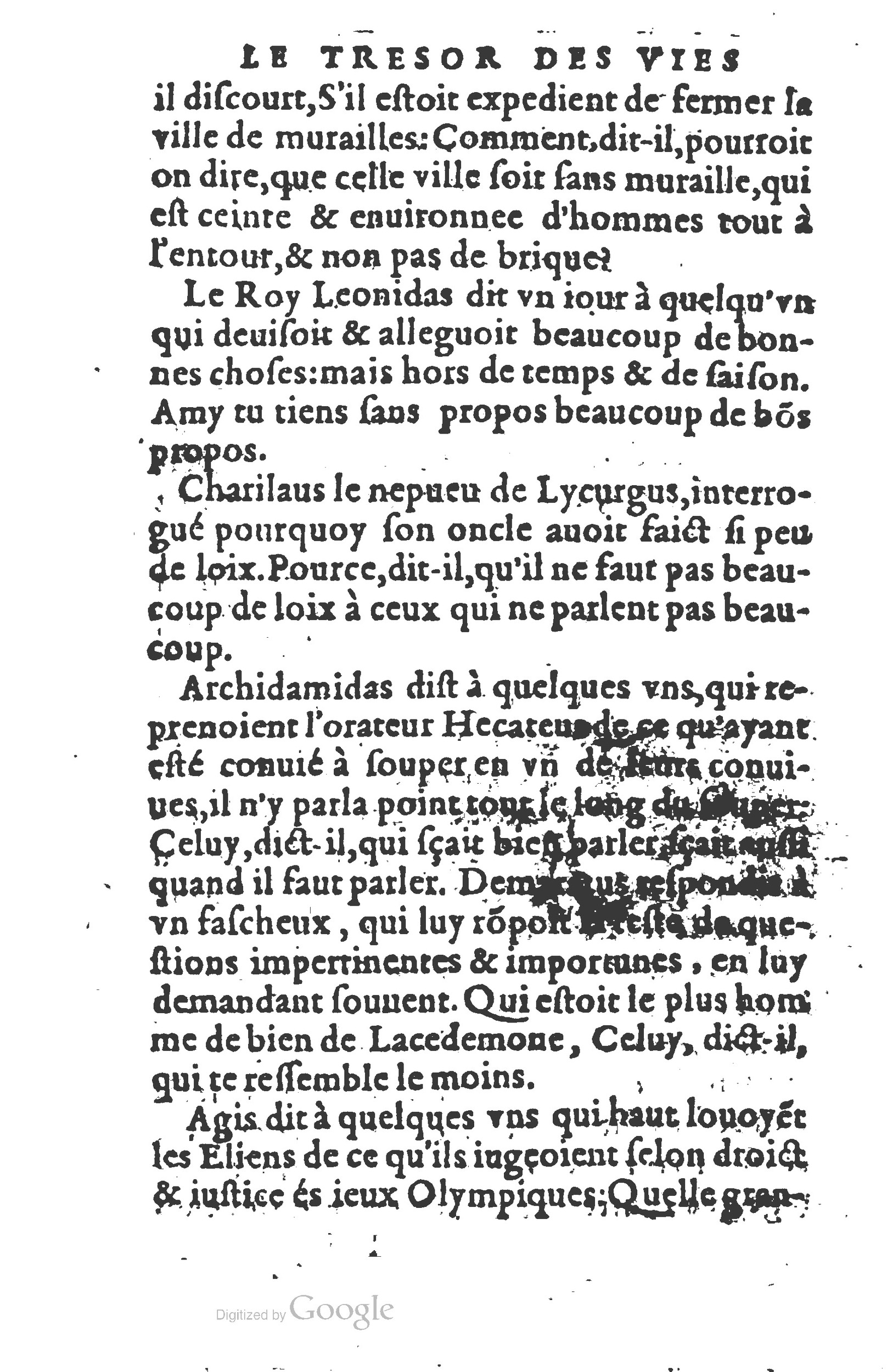 1577 - Claude Micard - Trésor des vies de Plutarque - BSB Munich