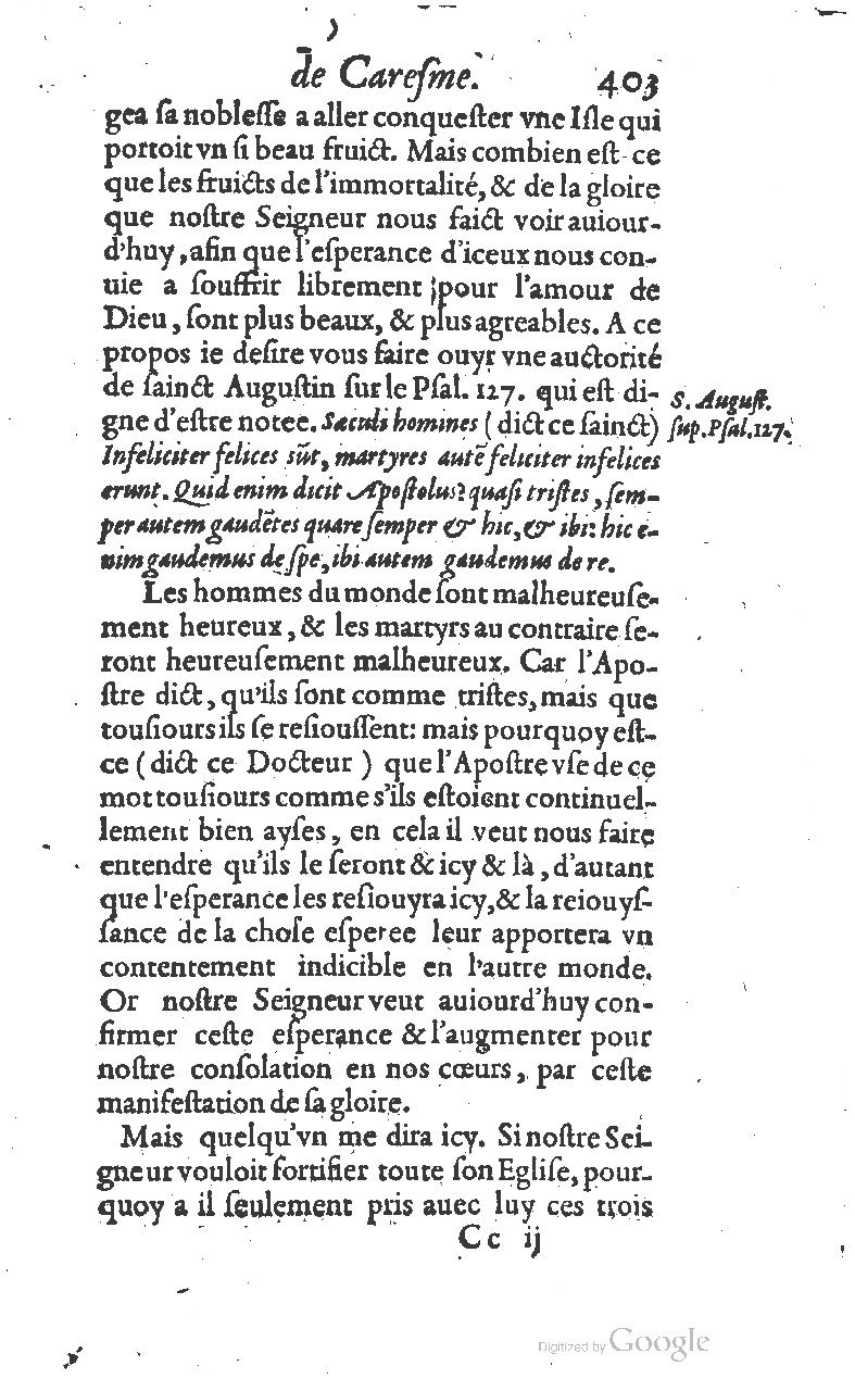 1607 - Nicolas Du Fossé - Trésor quadragésimal - T 01 - BM Lyon