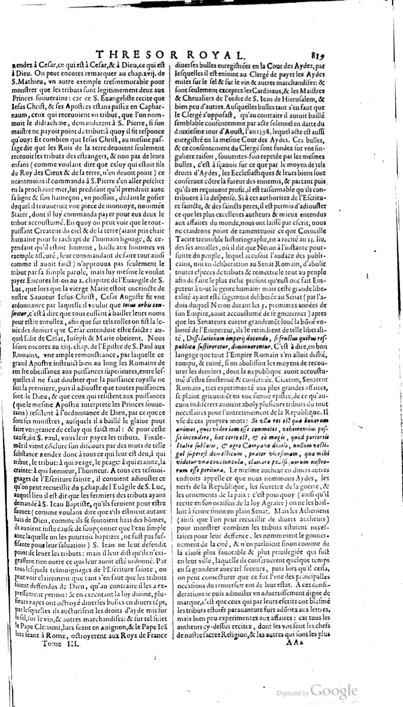 1629 - Veuve Nicolas Buon - Trésor du droit français (21754 T. 3) - BM Lyon
