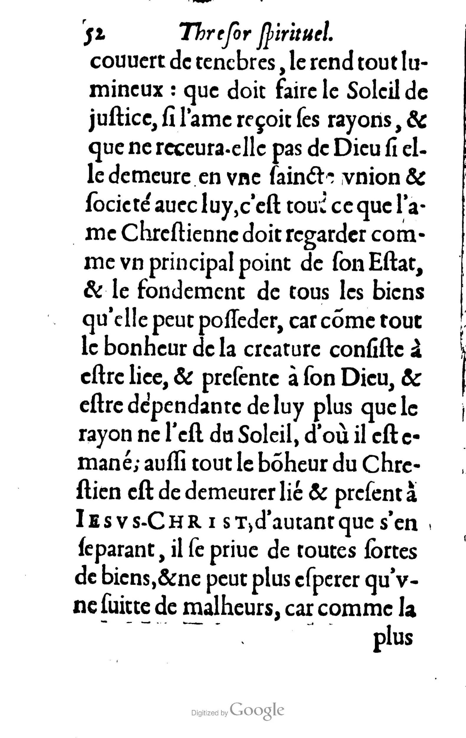 1633 - François Waudré - Trésor spirituel contenant les excellences du christianisme - BM Lyon